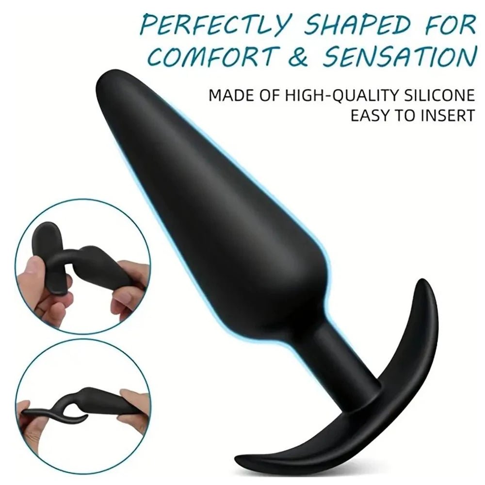 3 Different Size Anal Plug Soft Silicone - Physical intimacy