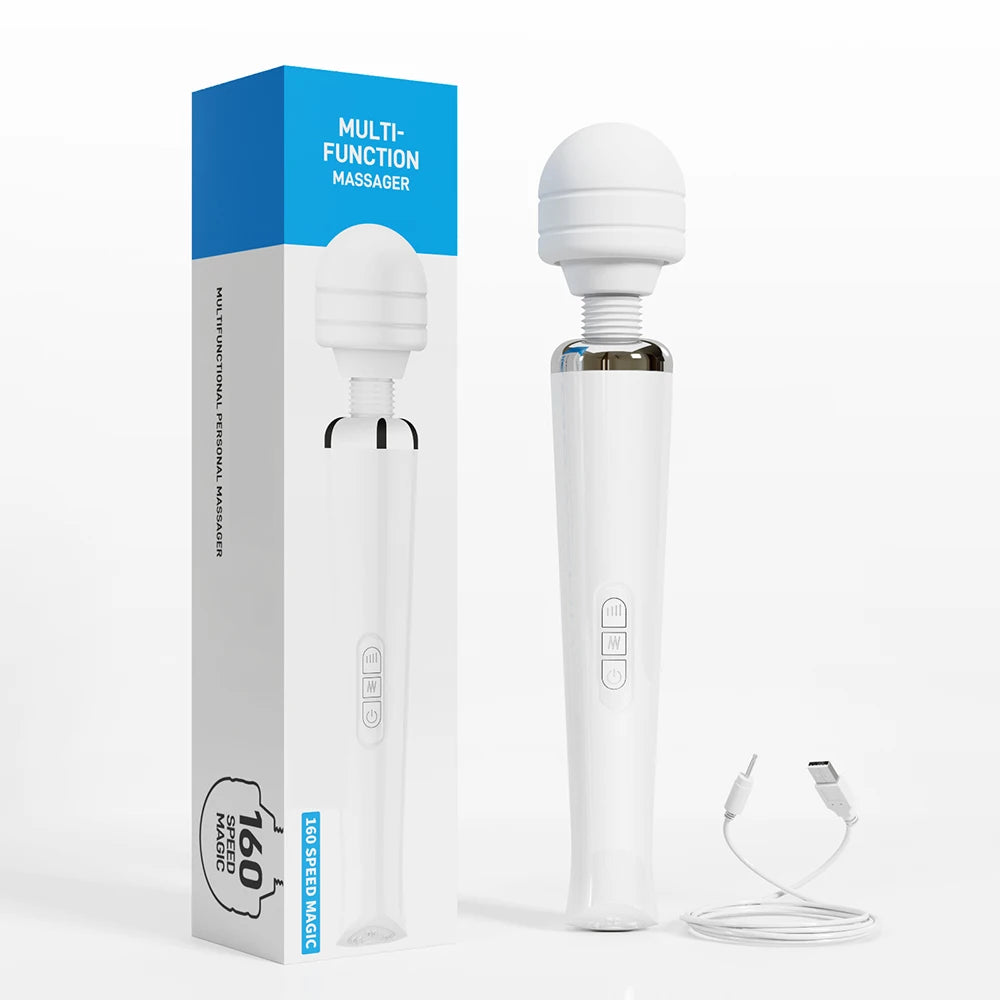 Powerful Magic Wand Vibrator for Woman