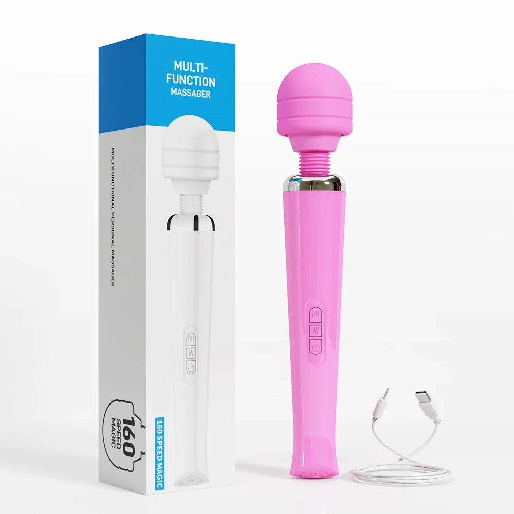 Powerful Magic Wand Vibrator for Woman