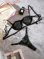 Women Night Beautiful Sexy 2 Piece Set Erotic Bra set