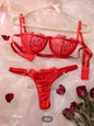 Women Night Beautiful Sexy 2 Piece Set Erotic Bra set