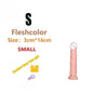 Dildos Sex Toys Dick Soft Female Vagina Clitoris  with Suction Cup 5 Colors