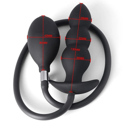 Expand Inflatable Anal Plug Huge Buttplug Big Anus Dilators Stimulate Sex Toys