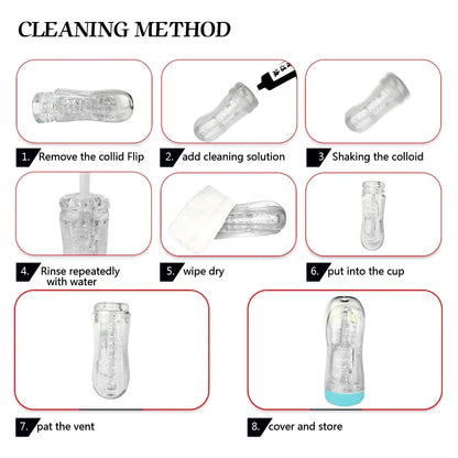 Soft Pussy Sex Toys Transparent Vagina supplies Vacuum Pocket Cup for Men