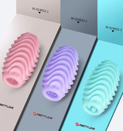 Male Masturbator Egg Silicone Penis Stroker Cup