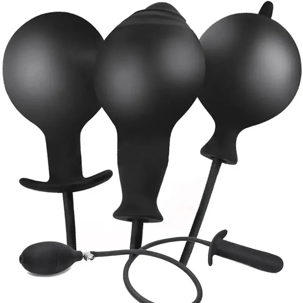 Expand Inflatable Anal Plug Huge Buttplug Big Anus Dilators Stimulate Sex Toys