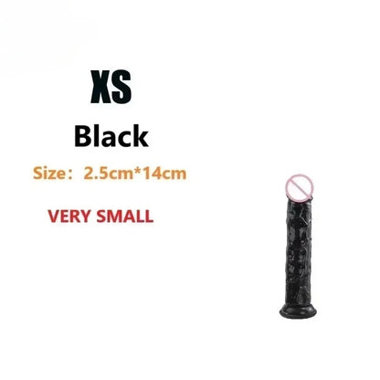 Dildos Sex Toys Dick Soft Female Vagina Clitoris  with Suction Cup 5 Colors