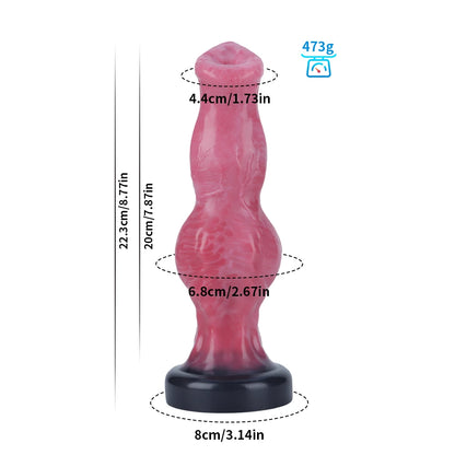False anal plug animal dog suspension penis masturbation