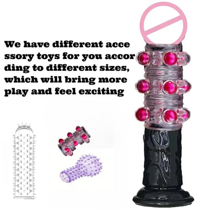 Dildos Sex Toys Dick Soft Female Vagina Clitoris  with Suction Cup 5 Colors