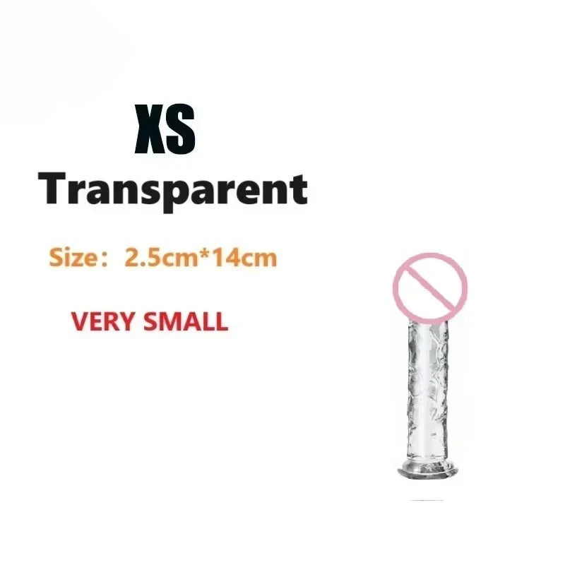 Dildos Sex Toys Dick Soft Female Vagina Clitoris  with Suction Cup 5 Colors