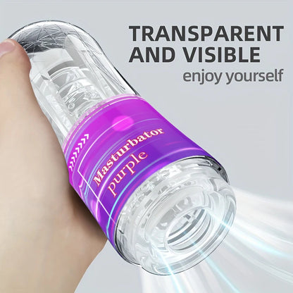 Soft Pussy Sex Toys Transparent Vagina supplies Vacuum Pocket Cup for Men