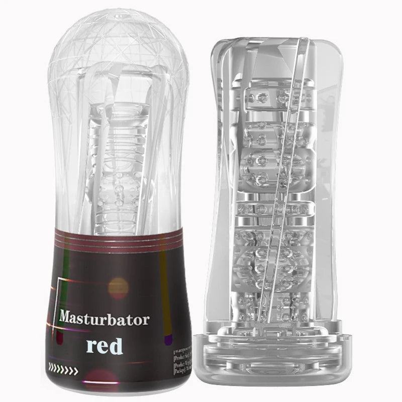 Soft Pussy Sex Toys Transparent Vagina supplies Vacuum Pocket Cup for Men