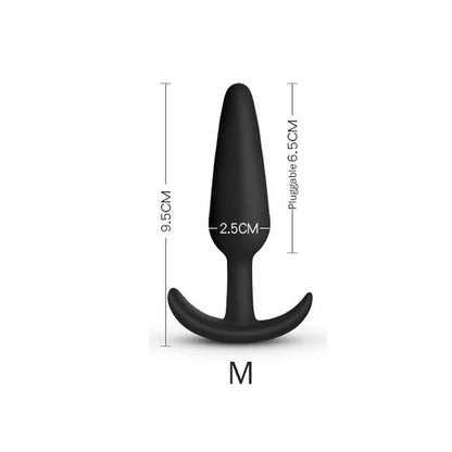 3 Different Size Anal Plug Soft Silicone