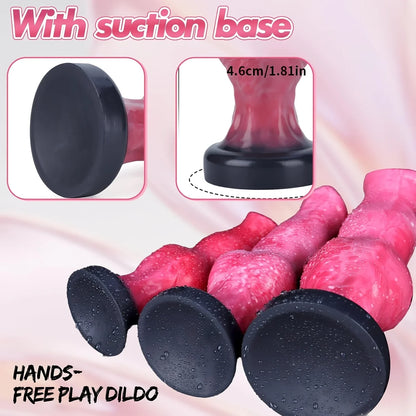 False anal plug animal dog suspension penis masturbation