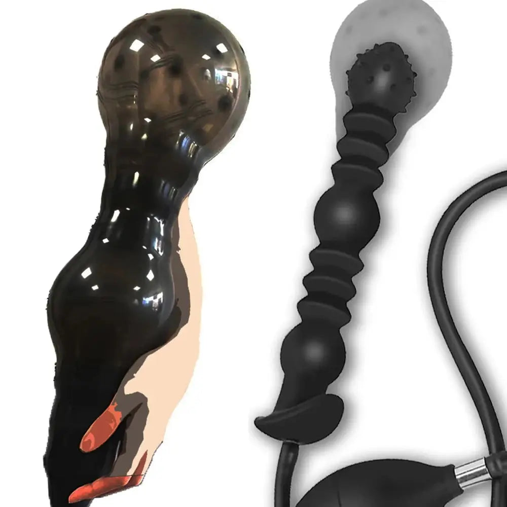 Expand Inflatable Anal Plug Huge Buttplug Big Anus Dilators Stimulate Sex Toys