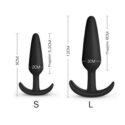 3 Different Size Anal Plug Soft Silicone