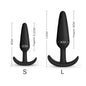 3 Different Size Anal Plug Soft Silicone
