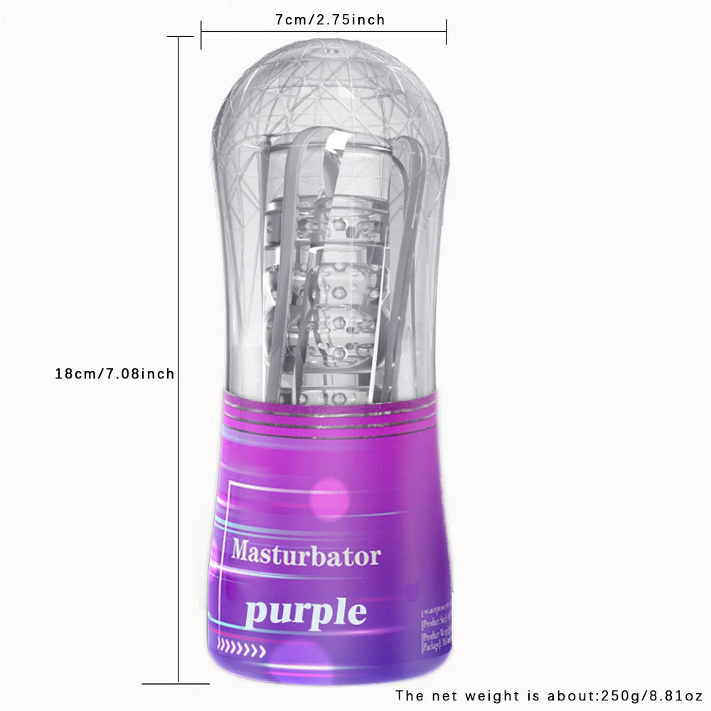 Soft Pussy Sex Toys Transparent Vagina supplies Vacuum Pocket Cup for Men