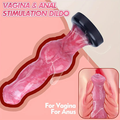 False anal plug animal dog suspension penis masturbation