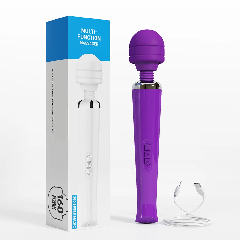 Powerful Magic Wand Vibrator for Woman