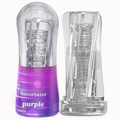 Soft Pussy Sex Toys Transparent Vagina supplies Vacuum Pocket Cup for Men