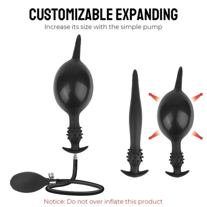 Expand Inflatable Anal Plug Huge Buttplug Big Anus Dilators Stimulate Sex Toys