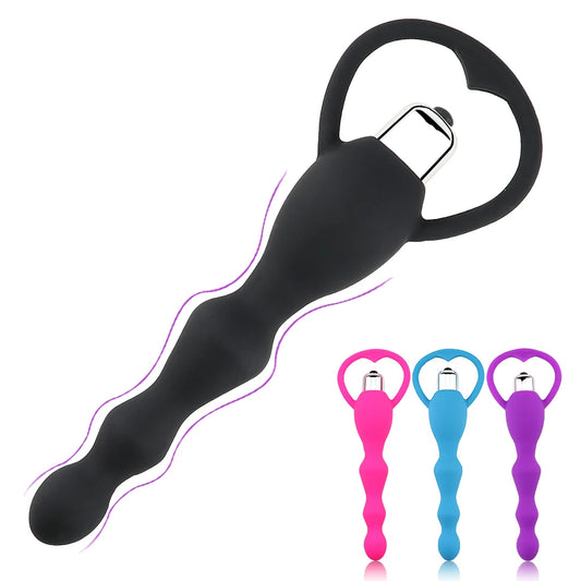 Anal Sex Toy for Women Anal Beads Smooth Butt Soft Silicone  Couple Sex Goods