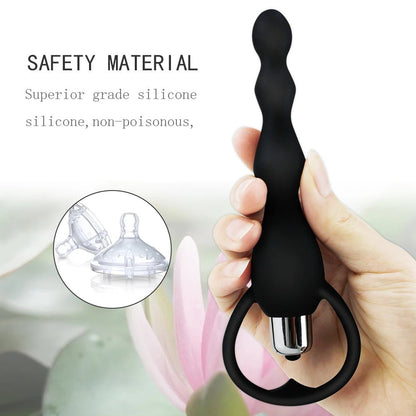 Anal Sex Toy for Women Anal Beads Smooth Butt Soft Silicone Couple Sex Goods - Physical intimacy