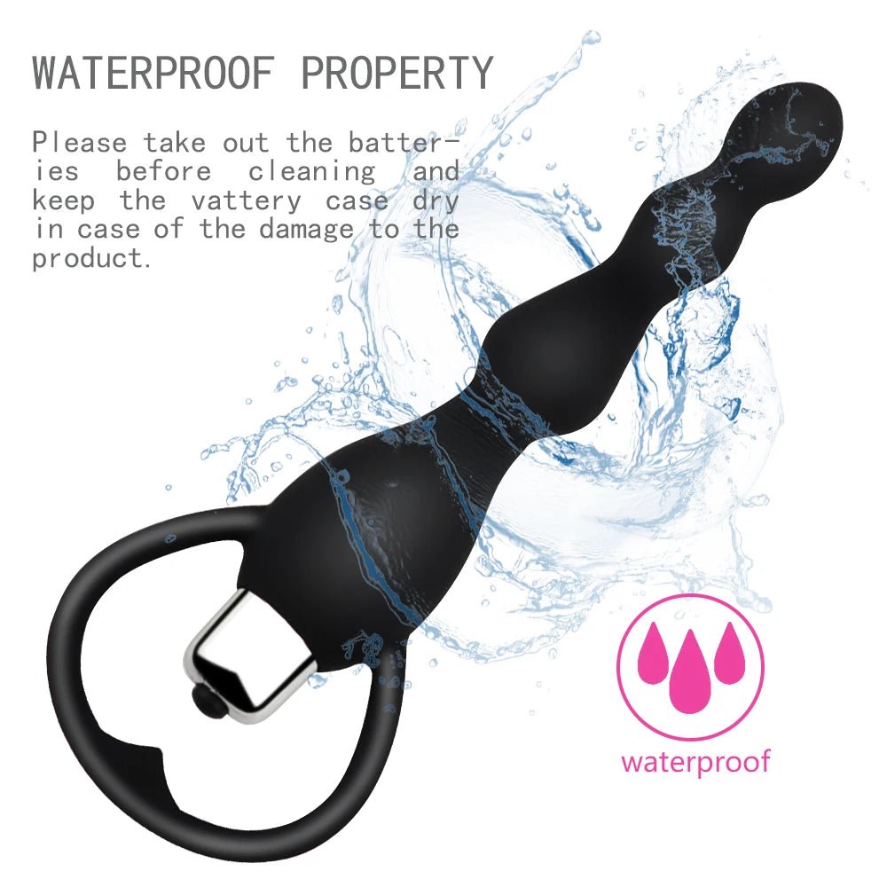 Anal Sex Toy for Women Anal Beads Smooth Butt Soft Silicone Couple Sex Goods - Physical intimacy