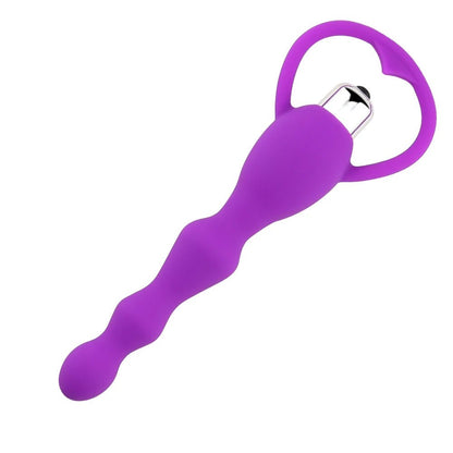 Anal Sex Toy for Women Anal Beads Smooth Butt Soft Silicone Couple Sex Goods - Physical intimacy