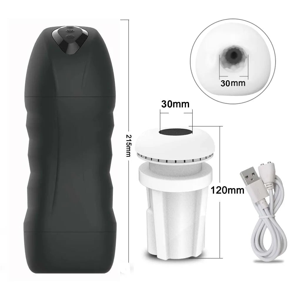Automatic Male Sucking Mastubator Vibration Blowjob Goods for Men Masturbate Supplies - Physical intimacy