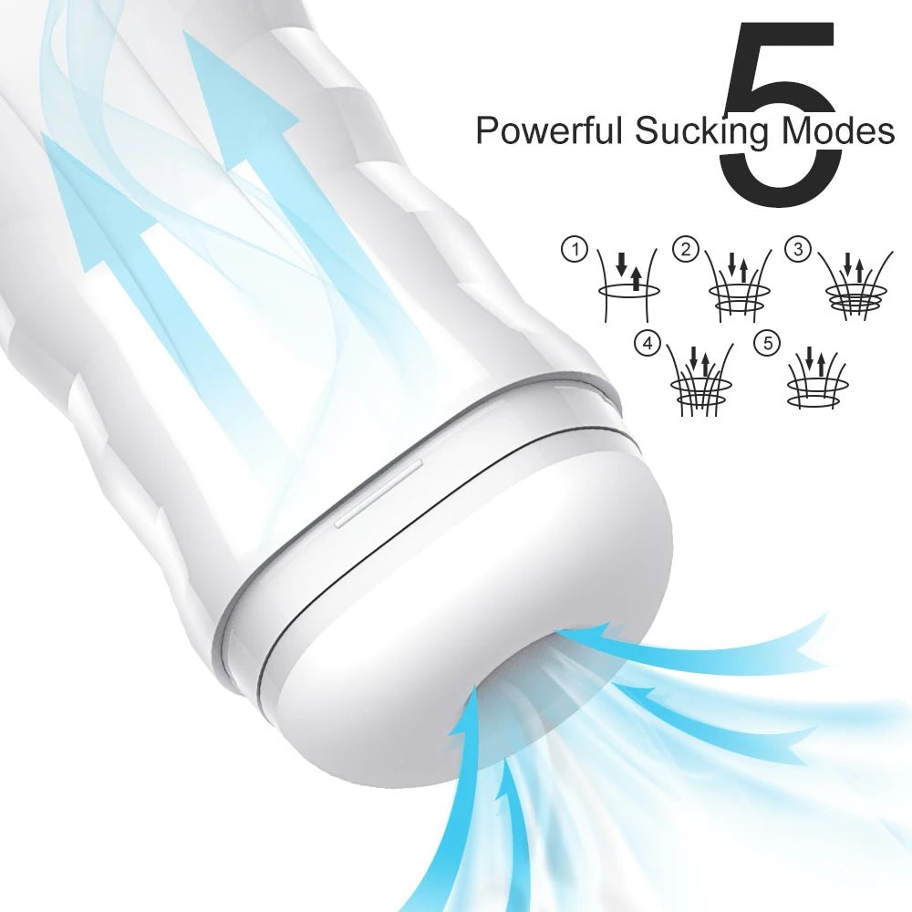 Automatic Male Sucking Mastubator Vibration Blowjob Goods for Men Masturbate Supplies - Physical intimacy