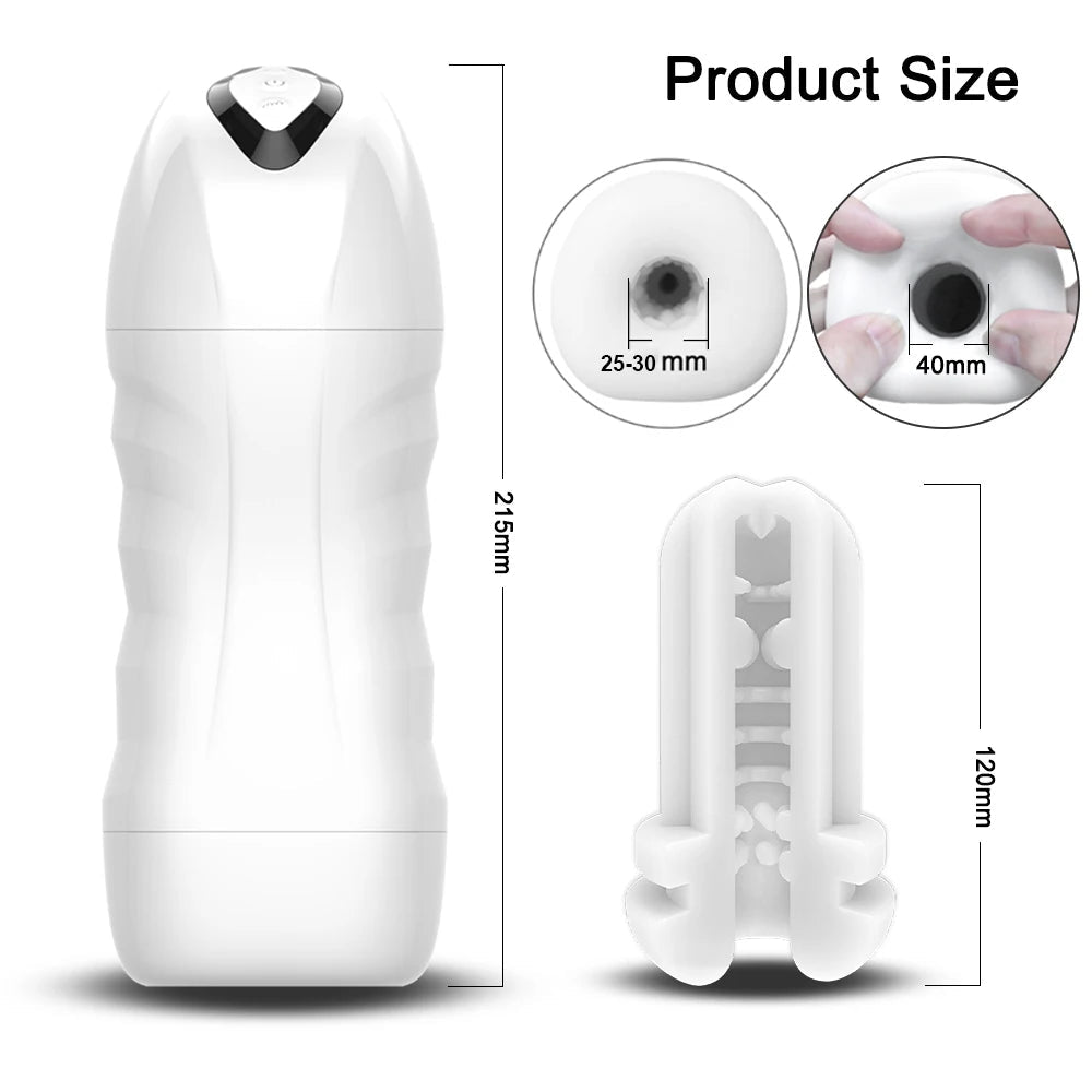 Automatic Male Sucking Mastubator Vibration Blowjob Goods for Men Masturbate Supplies - Physical intimacy