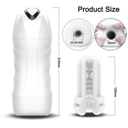 Automatic Male Sucking Mastubator Vibration Blowjob Goods for Men Masturbate Supplies - Physical intimacy
