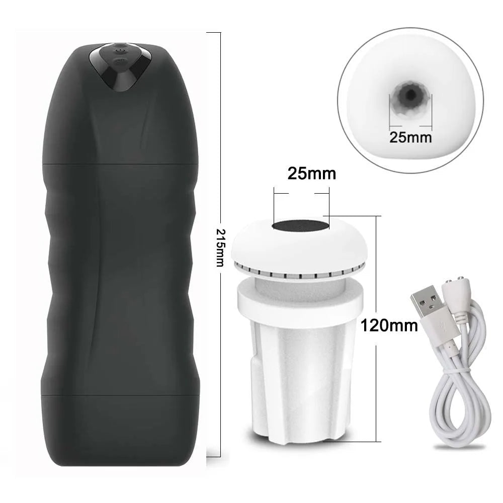 Automatic Male Sucking Mastubator Vibration Blowjob Goods for Men Masturbate Supplies - Physical intimacy