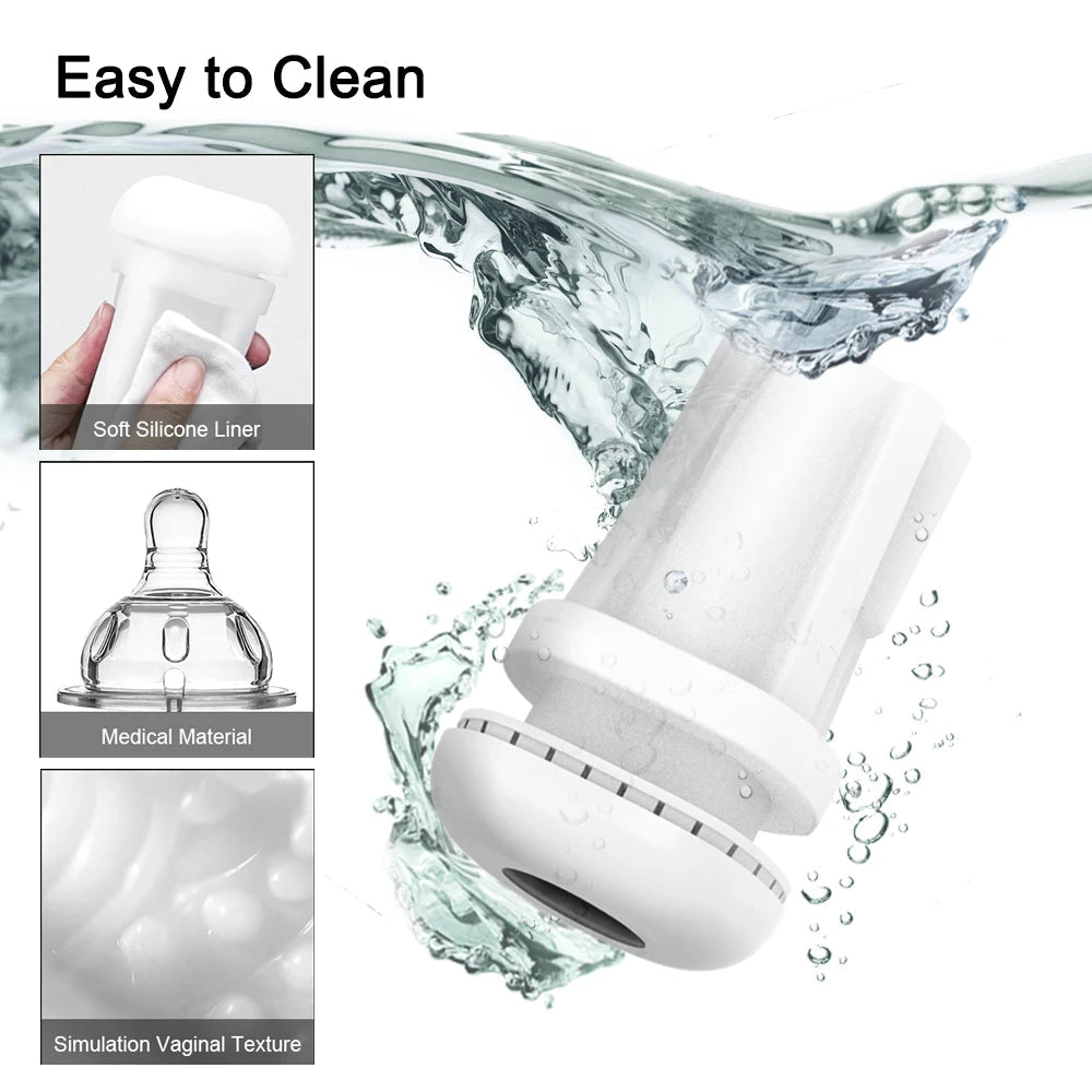 Automatic Male Sucking Mastubator Vibration Blowjob Goods for Men Masturbate Supplies - Physical intimacy