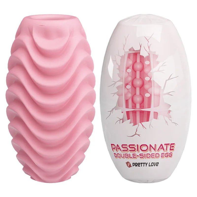 Male Masturbator Egg Silicone Penis Stroker Cup - Physical intimacy