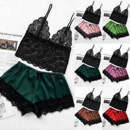 Women Luxury Bra Set Ladies Lingerie Set 2 Pieces Lace Bra And Panty Sets Strappy Lace Lingerie Set Lace Comfortable Polyester Sleepwear Underwear Tops Sets Lightweight Comfortable Design - Physical intimacy