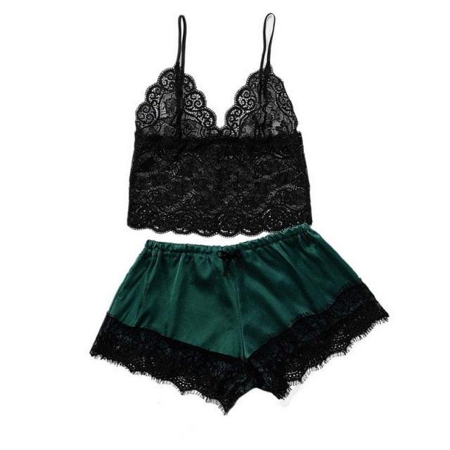 Women Luxury Bra Set Ladies Lingerie Set 2 Pieces Lace Bra And Panty Sets Strappy Lace Lingerie Set Lace Comfortable Polyester Sleepwear Underwear Tops Sets Lightweight Comfortable Design - Physical intimacy